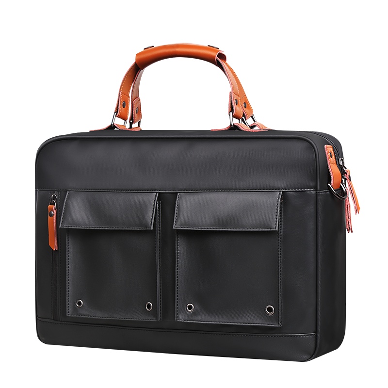 【顺丰配送】手提包男士公文包休闲单肩包韩版潮牛津布商务斜跨包帆布背包GNB191127-1HUI