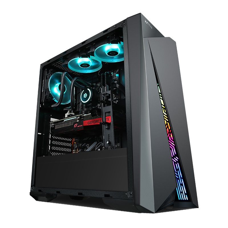 京天(KOTIN)九代i7 9700KF / GTX1660Ti / 256G固态吃鸡电脑主机高配办公家用电竞主播高端品牌设计台式机全套游戏机组装机DIY整机