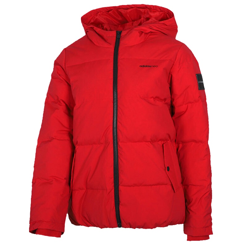 阿迪达斯（ADIDAS）女款运动休闲灰鸭绒羽绒服外套FK9966