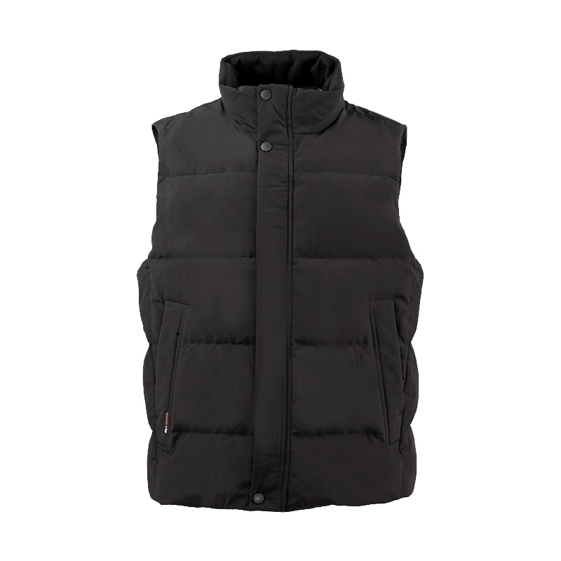 坦博尔新款羽绒马甲男外穿无帽立领秋冬休闲简约羽绒背心