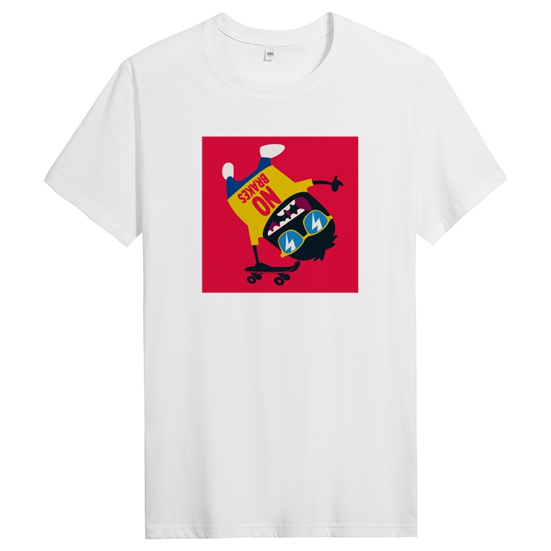 纯棉短袖t恤男潮流夏季体恤圆领男士半袖宽松男生修身 DT10848