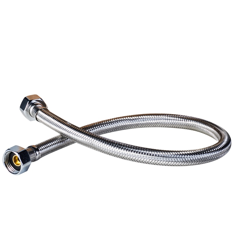 九牧软管304不锈钢金属编织冷热进水管马桶热水器水管连接管子4分H5688