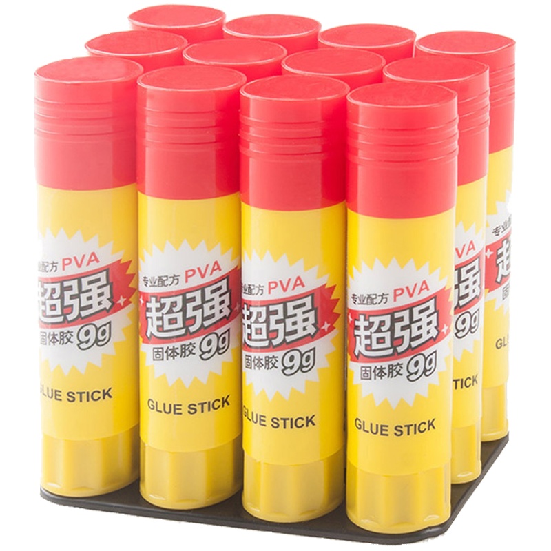 晨光(M&G)ASG97153 9g固体胶12支装 强粘度固体胶 小号胶棒胶水固体胶 学生办公财务用品 胶带/胶水/胶棒