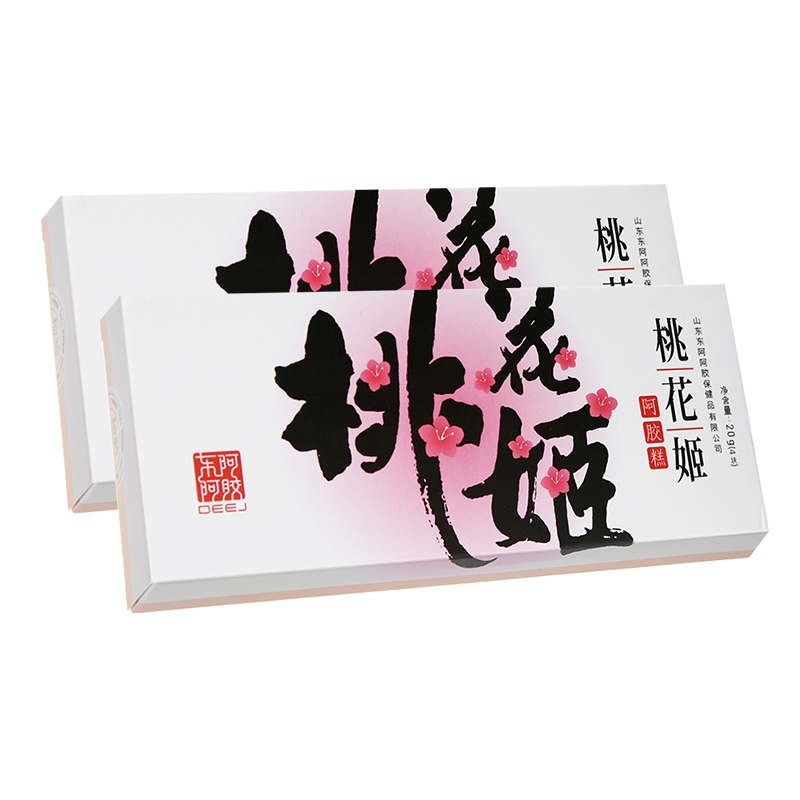 [任嘉伦推荐款]东阿阿胶 桃花姬阿胶糕40g 即食阿胶非阿胶块固元膏休闲零食