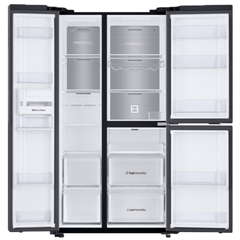 三星RH62N6070B1/SC 641L 双循环 金属匀冷科技 叠式门中门双开门对开门冰箱