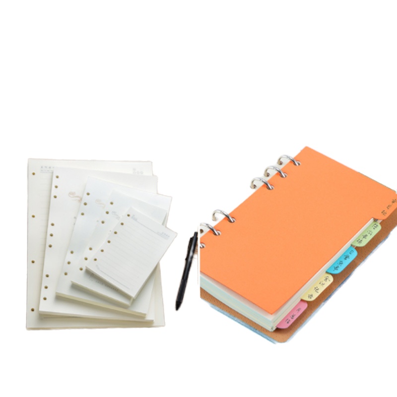 schoolchildA5活页本空白替芯 6孔/