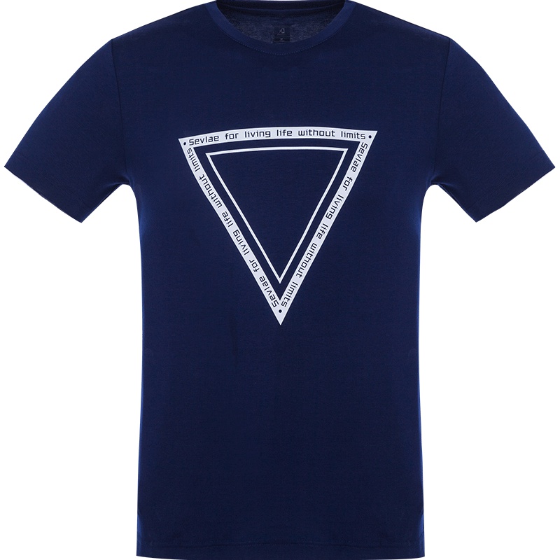 圣弗莱(sevlae)夏季男式休闲T恤衫舒适透气运动速干短袖 9122694638