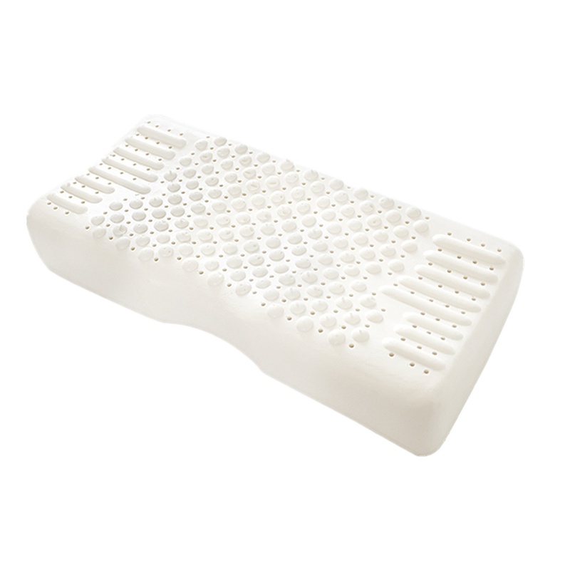 金橡树泰国天然进口乳胶枕头正品 天然乳胶枕 乳胶枕蝶形护颈枕