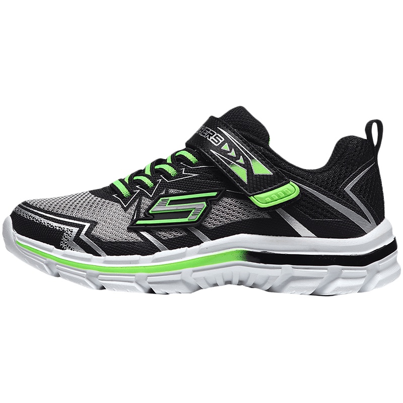 Skechers斯凯奇男大童休闲鞋灰色低帮运动鞋95359L