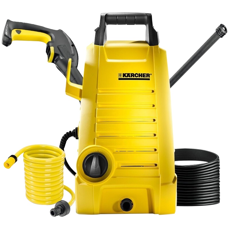 KARCHER卡赫家用高压便携清洗机K 2 Basic WSK标准版 大功率220V洗车机 德国凯驰集团