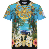 VERSACE JEANS COUTURE 范思哲 男士 棉质圆领短袖T恤 B3GVA7RD SI700