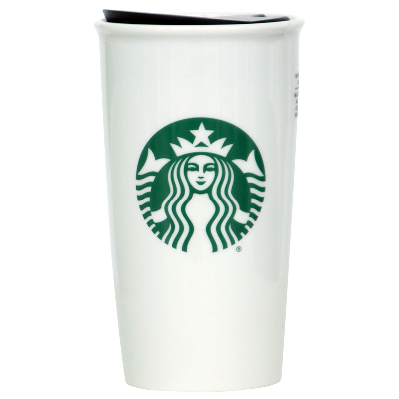 [美国门店款]星巴克(Starbucks)经典标志陶瓷马克杯355ml 星巴克杯子 水杯杯具 美国进口