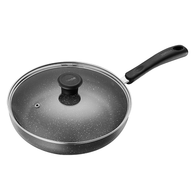 苏泊尔平底锅家用不粘锅煎锅煎牛排蛋饼锅燃气灶电磁炉通用