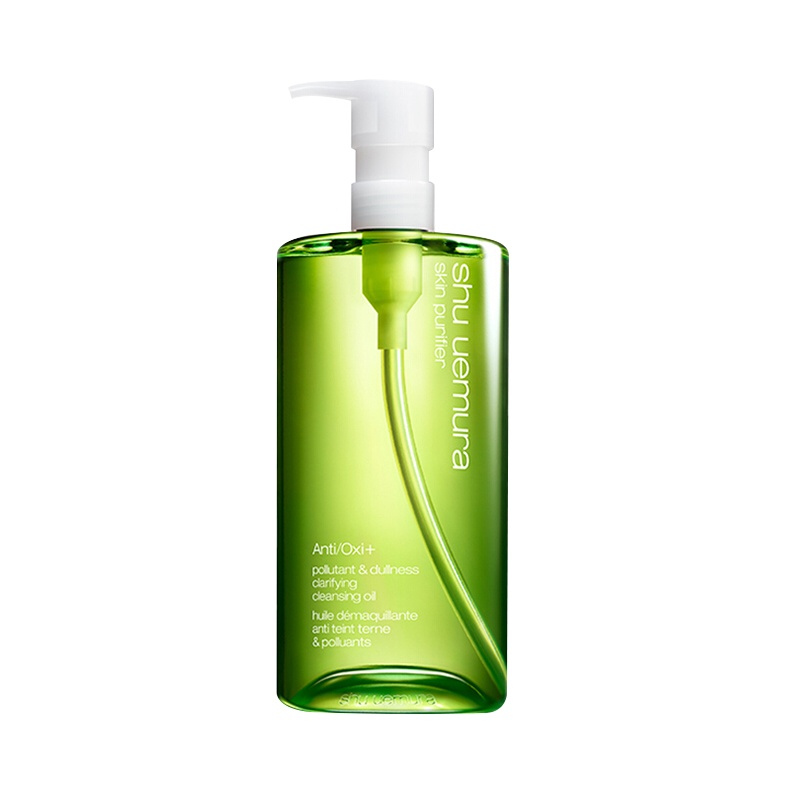 植村秀 绿茶新肌洁颜油 450ml温和卸妆油深层清洁抗氧提亮,有效期至2024.10