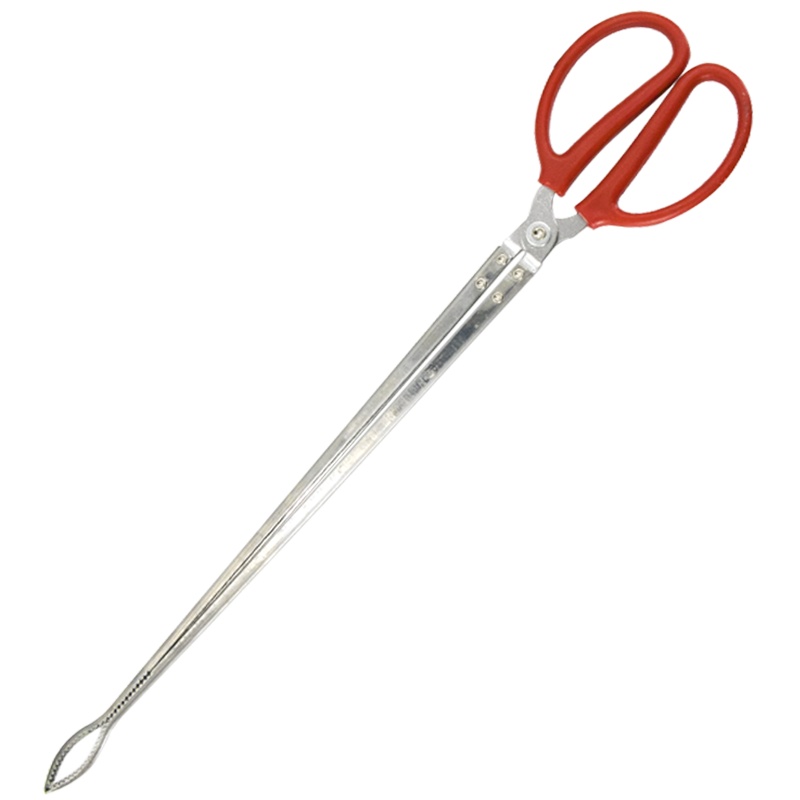 海斯迪克 gnjz-109 垃圾钳垃圾夹 厂房垃圾钳子纸片夹 塑料柄把手控鱼器垃圾钳子拾物夹 52cm弯口