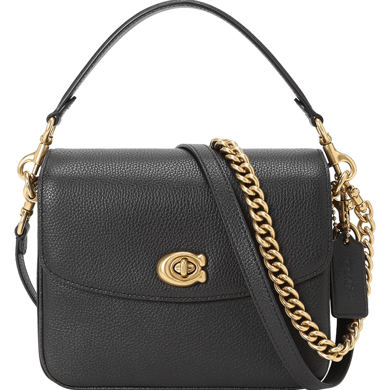 COACH 女包 CASSIE 邮差包粒面皮C扣手提包 斜挎包88346