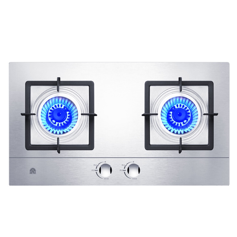 容声(RONGSHENG)燃气灶煤气灶具台式嵌入式JZT-QP05 双眼灶 台嵌两用家用灶具 天然气