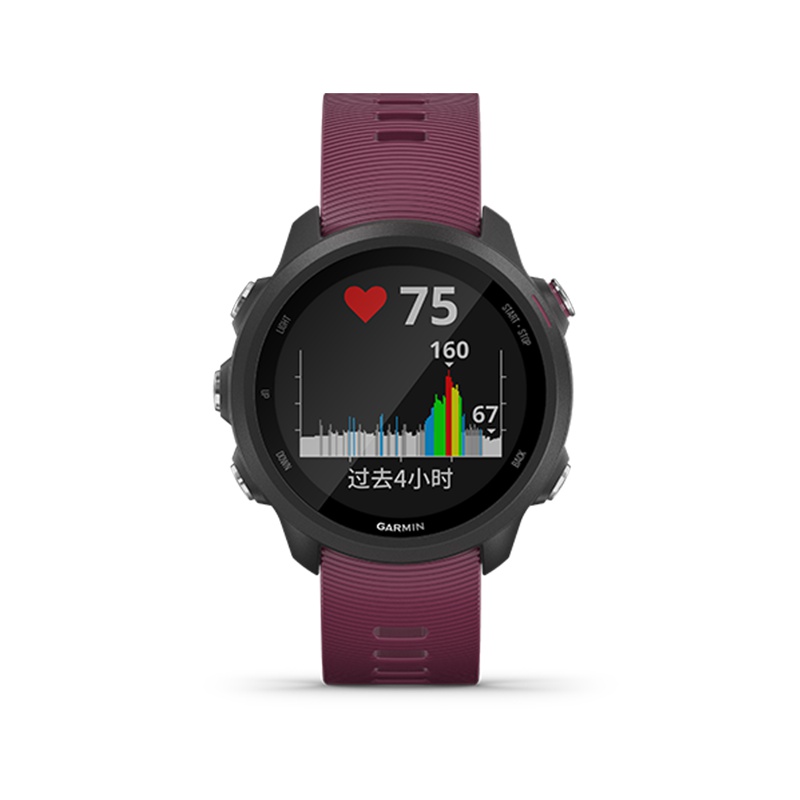 Garmin佳明Forerunner245高阶跑步心率运动智能功能手表旗舰防水50m(珊瑚紫)
