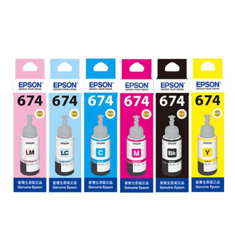 爱普生(EPSON) T6746浅红色墨水适合L801L1800L850L810L805打印机