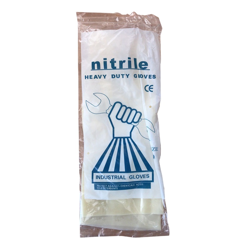 橡胶手套厨房女家用洗碗胶皮防水牛筋乳胶工作劳保耐磨耐用型(10双)