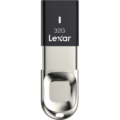 雷克沙(Lexar)F35 U盘 32GB 高速USB3.0 读150MB/s 金属指纹加密 保护隐私安全