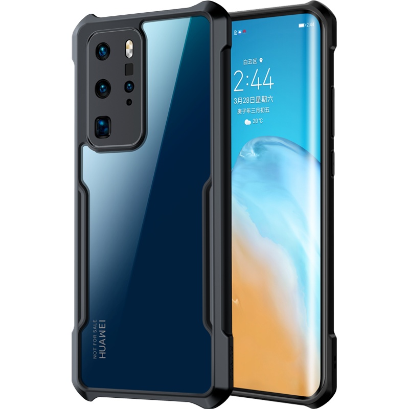 讯迪华为p40pro手机壳p50pro新款p30镜头全包保护壳p40pro+防摔气囊5g硅胶男士女款限量版真素皮手机套十