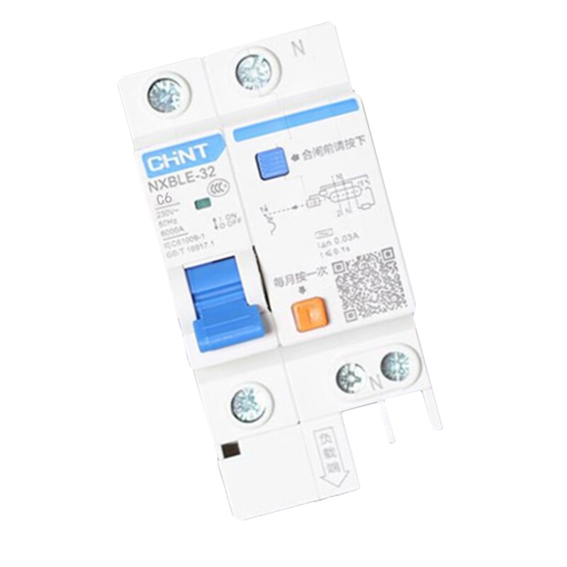 正泰 NXBLE-32 1P+N D32 30mA 6kA 家用空气开关小型断路器 家用保护开关