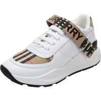 BURBERRY 博柏利 女款 织物配皮粘扣系带休闲鞋运动鞋 80255431
