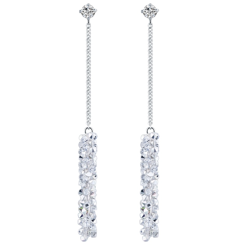 佰色传情纯银耳环女长款气质耳饰韩流苏耳坠女网红2020新款潮