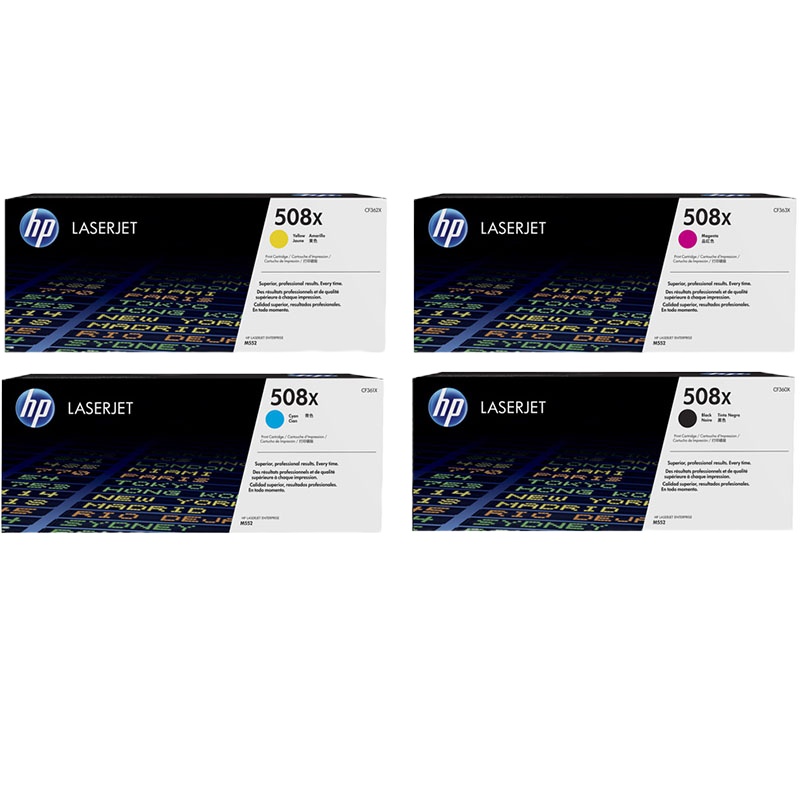 惠普hp CF360XC-CF363XC 508X四色硒鼓套装 (适用M552 M553dn/n/xh M577f/z)