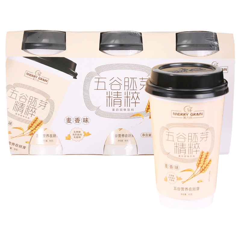 美力谷胚芽营养冲饮麦片早餐麦香味135克