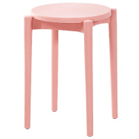 鑫环境 加厚塑料塑料凳子家用加厚成人熟胶板凳时尚餐桌简约方凳简易创意经济高凳 5把起拍单拍不发货