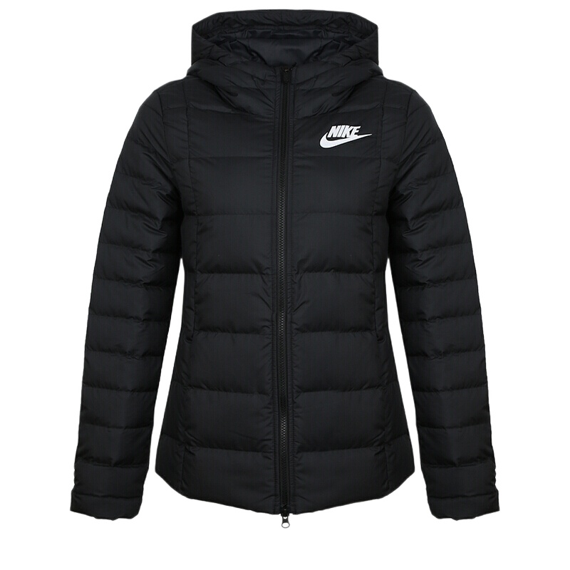 耐克（NIKE）女款运动休闲连帽保暖灰鸭绒羽绒服外套AJ7424-010