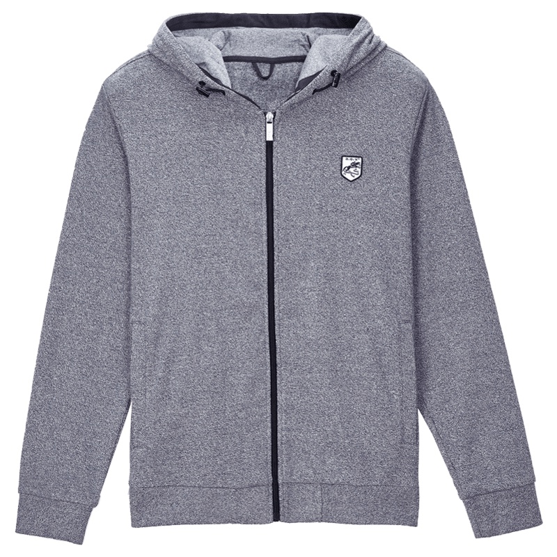 海一家旗舰店2019秋季男士简约连帽设计青春休闲基础日常夹克