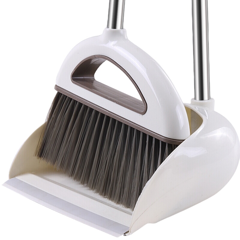 艺姿 扫把 簸箕套装 不锈钢扫地扫帚软毛笤帚簸箕YZ-S101