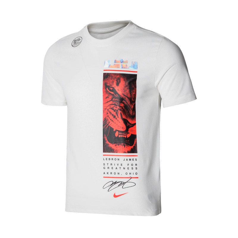 NIKE耐克 2019夏季新款 男子勒布朗篮球T恤 运动休闲透气短袖上衣 BQ3629