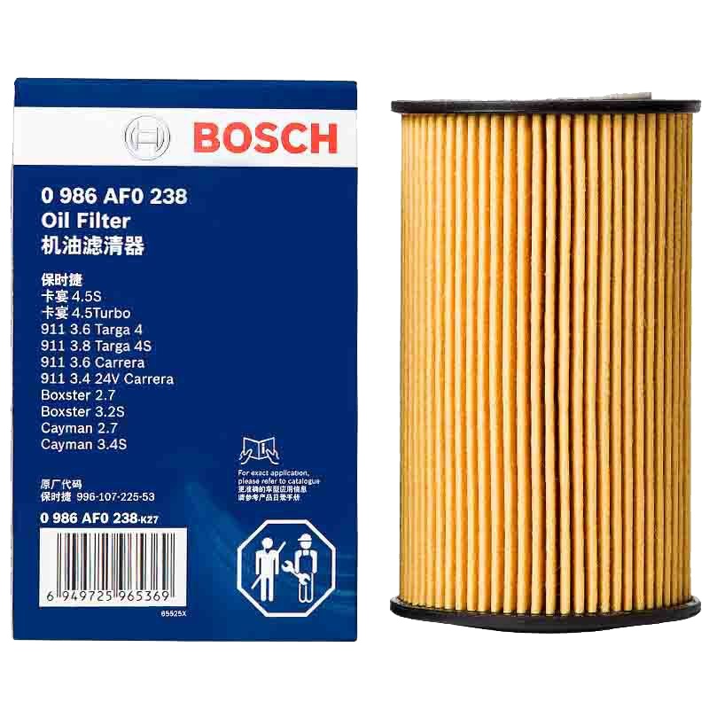 博世(BOSCH)机油滤清器0986AF0502标致雪铁龙308S 3008 408 508 C3-XR C4L C5世