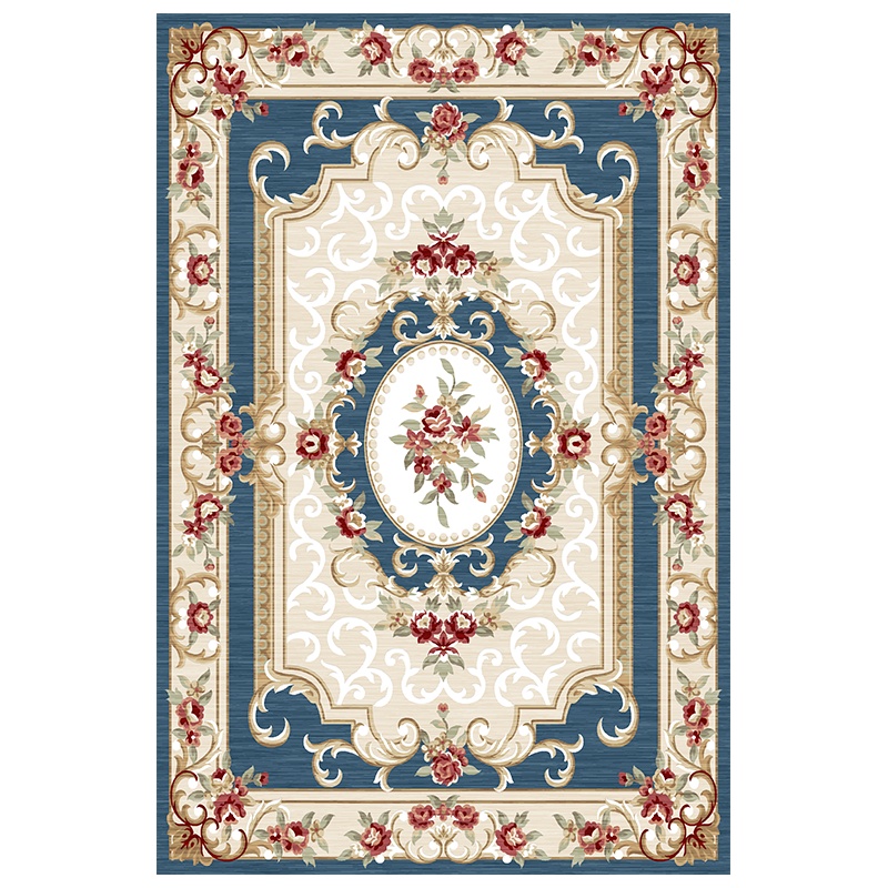 九氏(JOESH)欧式客厅沙发茶几垫 卧室床边毯美式家用加厚长方形仿羊绒地垫