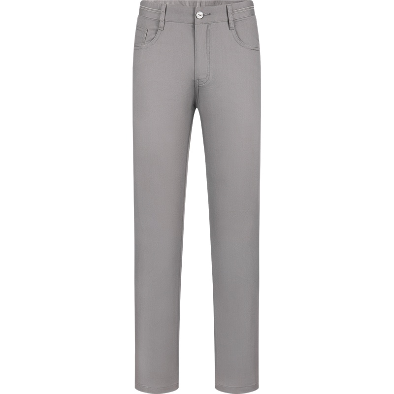 柒牌男装休闲裤21春季时尚青年纯色百搭透气微弹直筒裤男士商务修身长裤