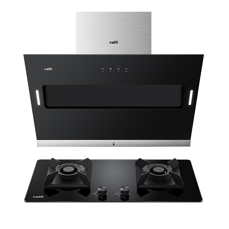 华帝(vatti)侧吸烟灶两件套i11149+52B抽油烟机19立方大吸力燃气灶4.5kW猛火力近吸油烟机套装液化气