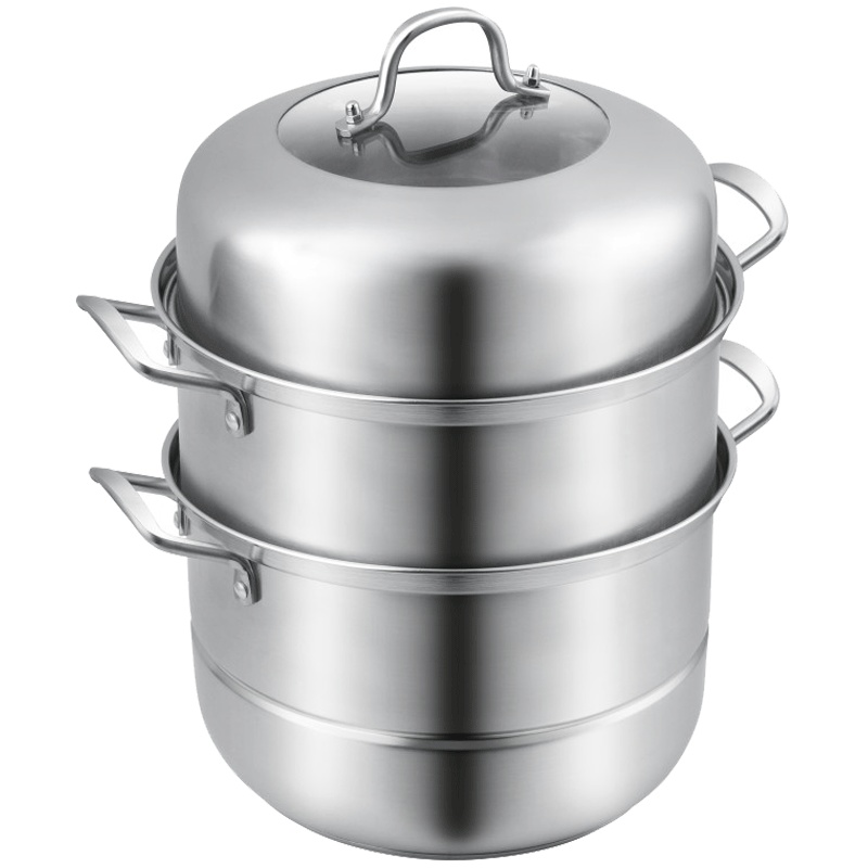 荣事达（Royalstar）RSD-JYZG9028不锈钢蒸锅三层加厚不锈钢材质蒸锅