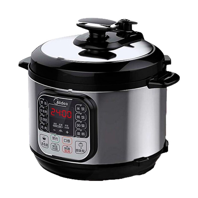 美的(Midea)电压力锅 WCS5025 一锅双胆电高压锅立体加压智能定时功能微电脑按键式底盘加热压力煲 3-6人5L