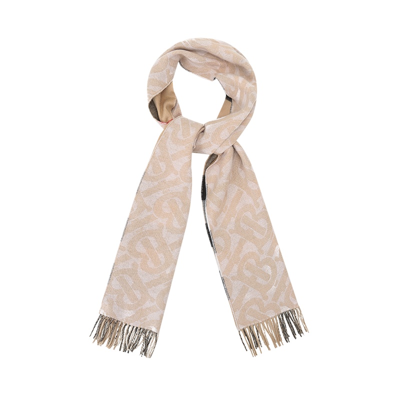 博柏利 BURBERRY 男女通用款 山羊绒围巾披肩80437311