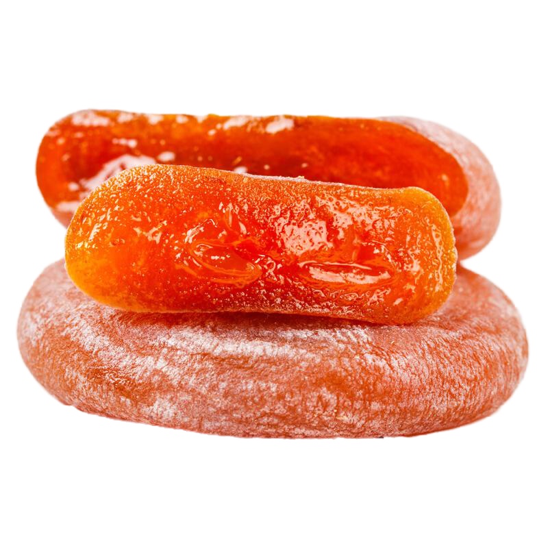 新鲜柿饼霜降特级柿子饼柿子圆饼 1斤装(500g尝鲜)