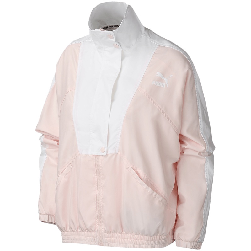 【自营】PUMA彪马女装运动服休闲防风衣拼接梭织外套597316
