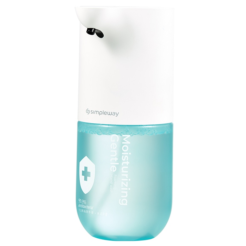 小米生态链小卫智能自动感应泡沫洗手机替换液抑菌款家用替换液瓶杀菌消毒儿童洗手液抑菌护肤保湿(抑菌蓝)