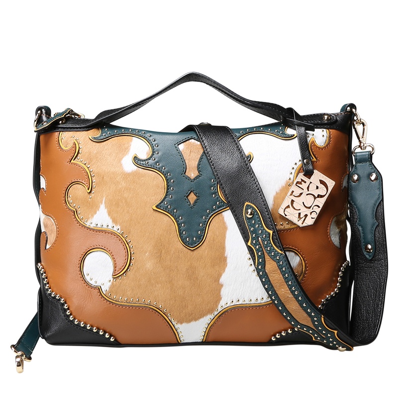 COMICO高美高女款牛仔风单肩手提包C5924