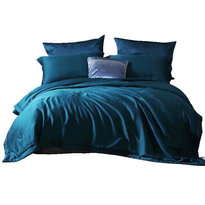 水星家纺100%桑蚕丝夏凉薄被