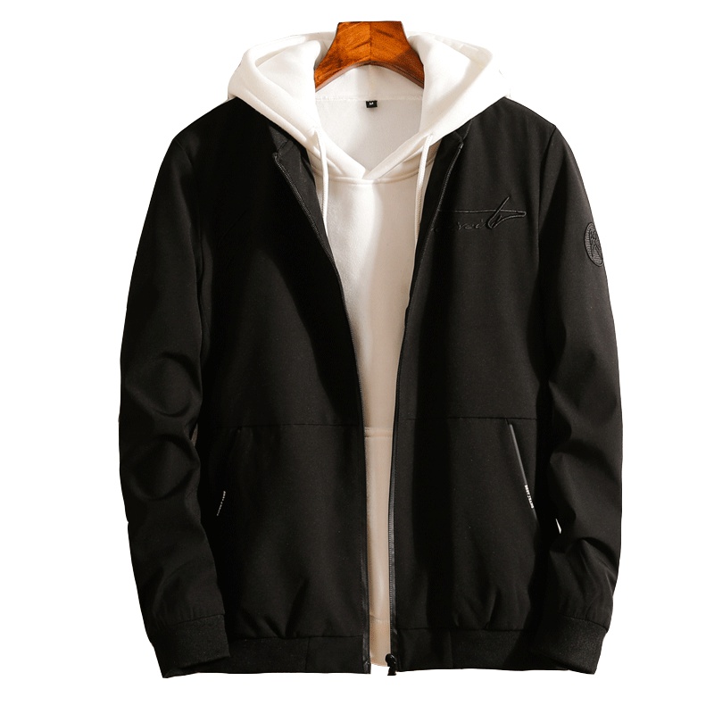 花花公子(PLAYBOY ICON) 男士秋季时尚休闲夹克潮流夹克衫外套 J024