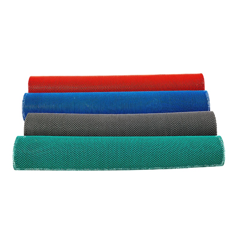 [规格:1.45*1.45M/卷 红色]防滑垫 塑料镂空耐用网格 密实防水防滑垫 走道室外进门卫生间 厕所淋浴室